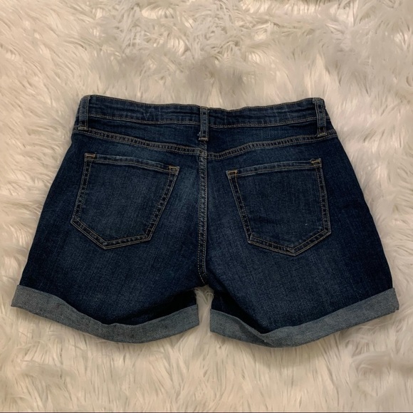 Gap Sexy Boyfriend Short Cuffed Dark Wash - Picture 7 of 8